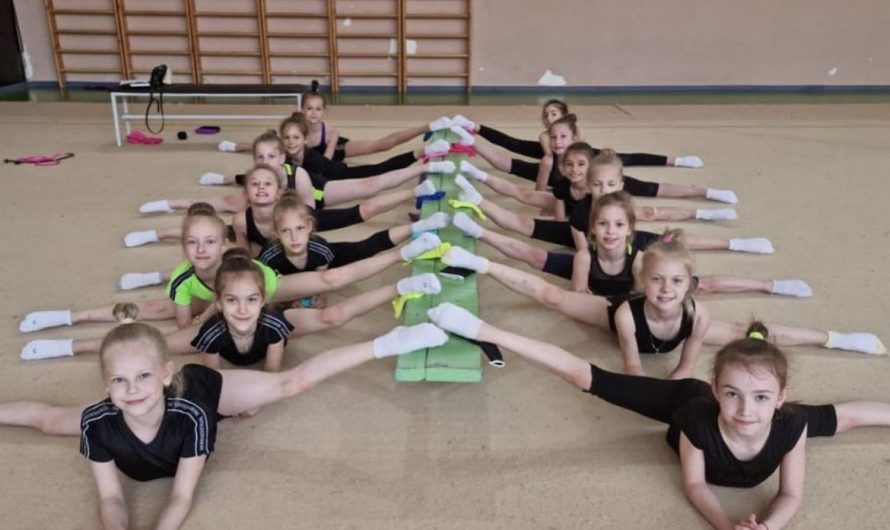 Воспитанницы тренера по художественной гимнастике Матийко Валентины Ярославны 16 июня сдавали контрольно-переводные нормативы