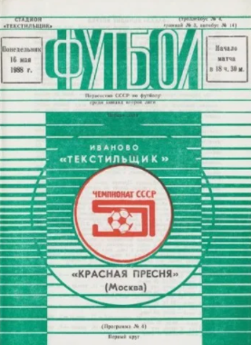 Советский футбол 1980-х. Лучшие московские и подмосковные клубы 2-й лиги.