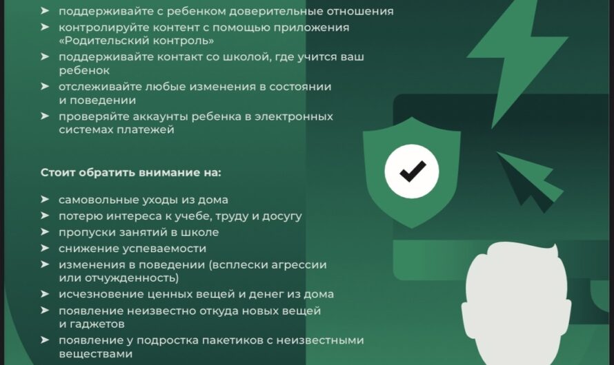 Памятка для родителей